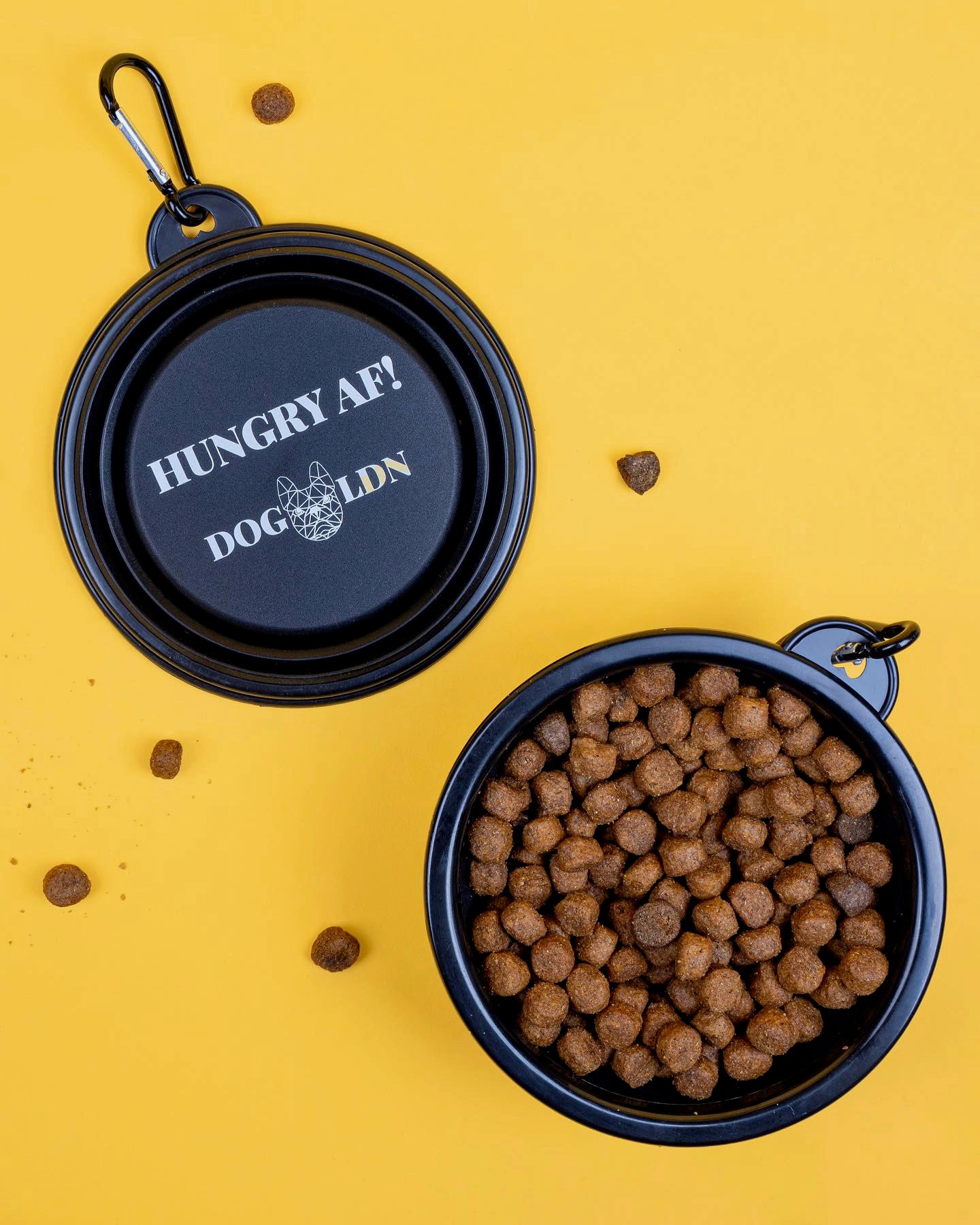 'HUNGRY AF' Collapsible Travel Bowl