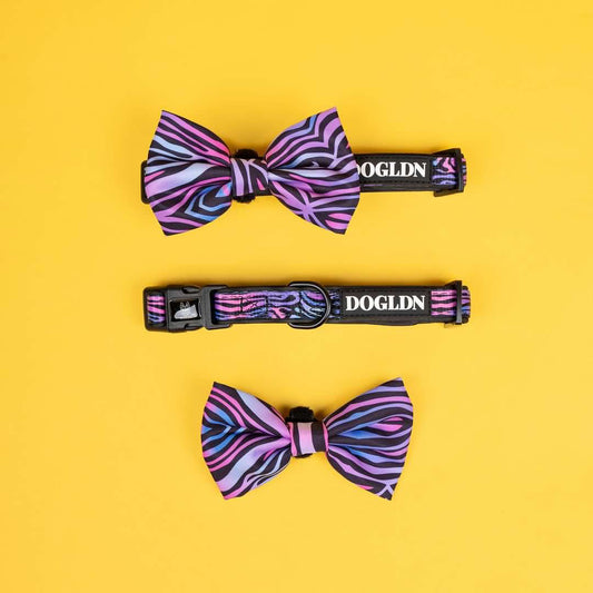 Shibori Tigris Collar & Bow