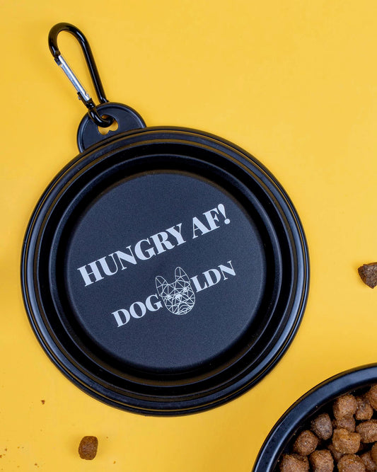 'HUNGRY AF' Collapsible Travel Bowl