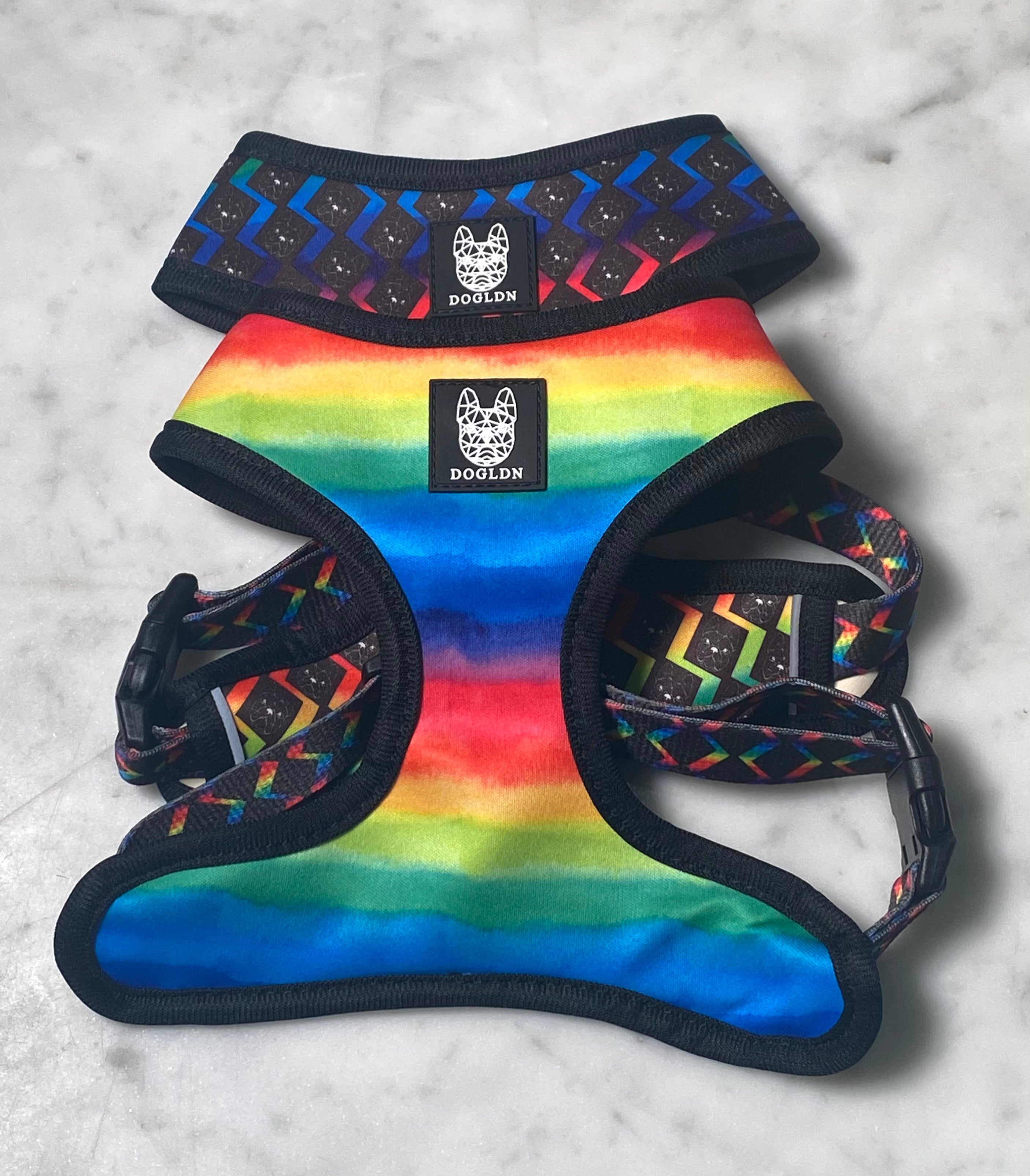 The OG Prism Reversible Dog Harness