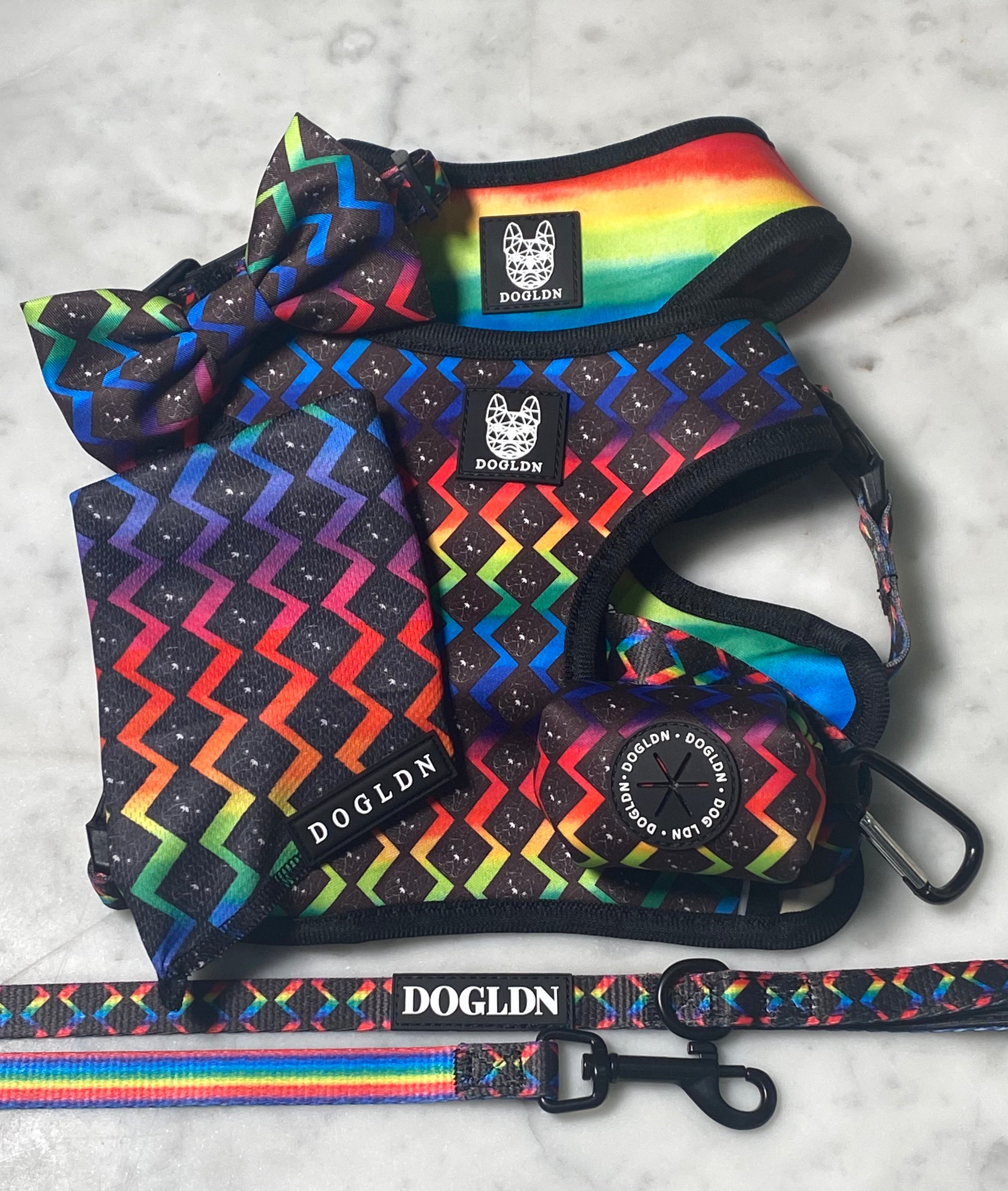 The OG Prism Reversible Dog Harness