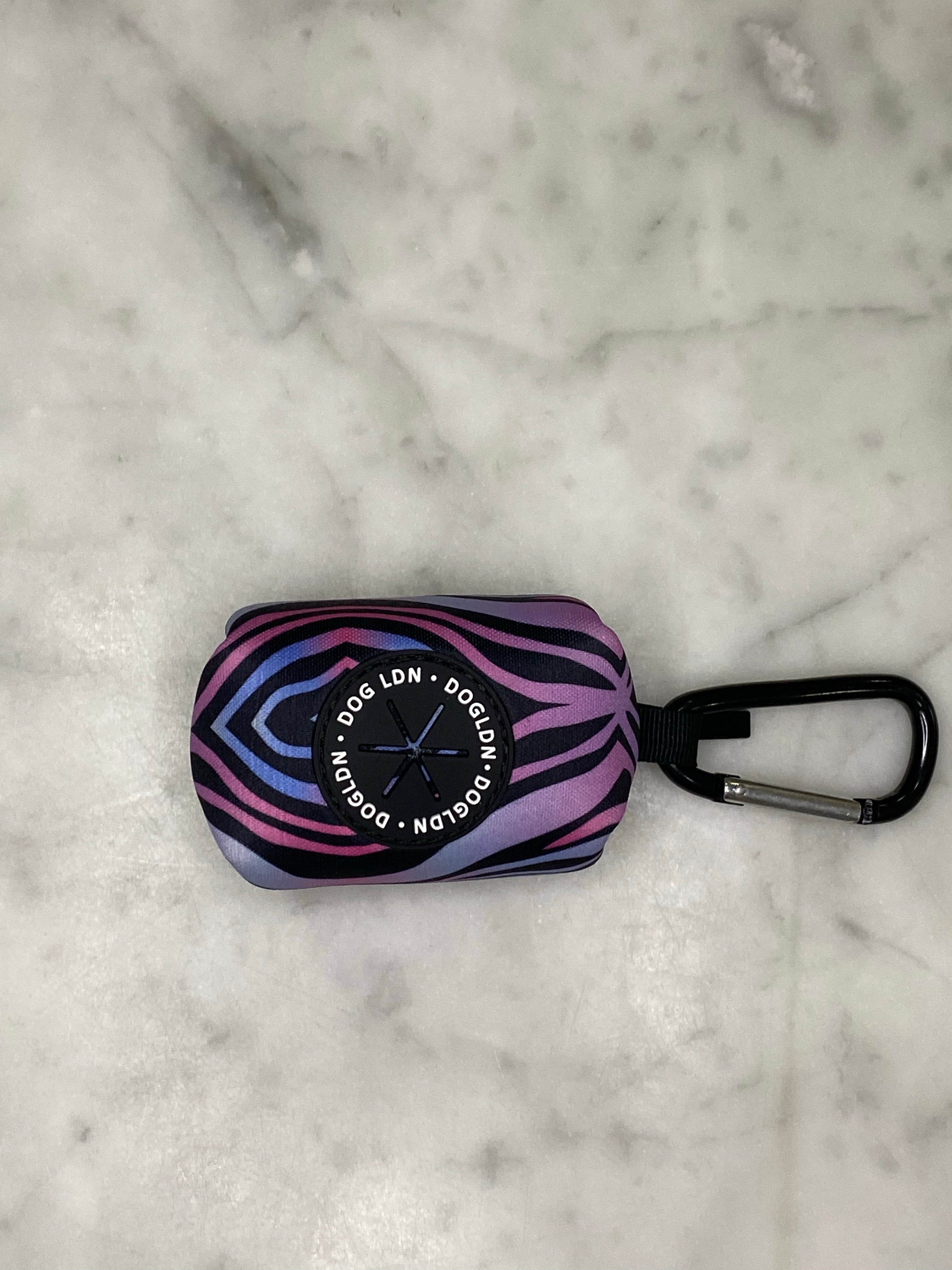 Shibori Tigris Poop Bag Holder